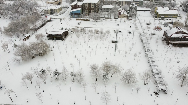 Drone ile çekilmiş muhteşem bir Tatvan manzarası