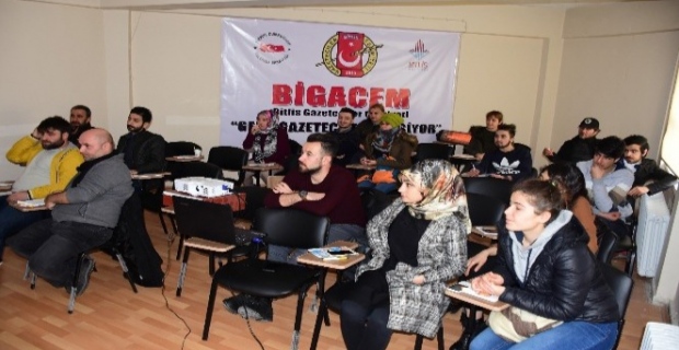 BİGACEM’in 'Temel Gazetecilik' kursunun ilk etabı tamamlandı