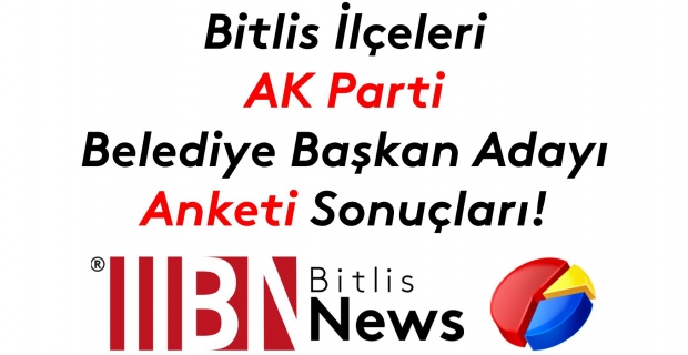 Bitlis News AK Parti aday anketi sonuçlandı!