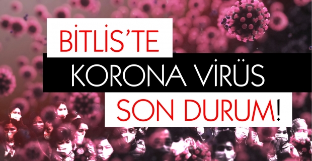 Korona virüsü salgınında Bitlis'te son durum!