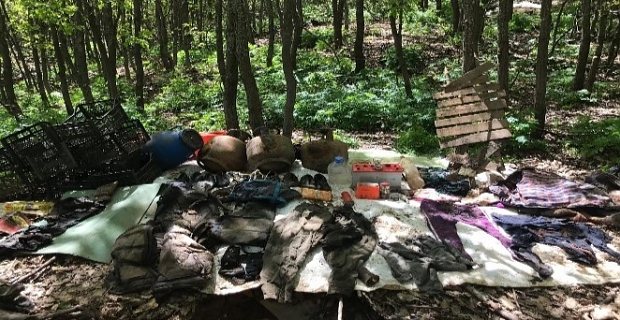 Bitlis'te PKK'ye ait 32 odalı sığınak tespit edildi