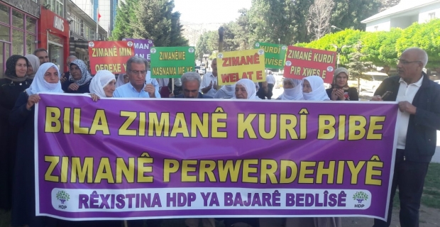 HDP Bitlis: "Kürtçe resmi ve eğitim dili olsun"