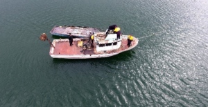 Nazik Gölü’nde drone ile güvenlik önlemi