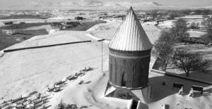 Selçuklu Mezarlığı'nda kış manzaraları - FOTO GALERİ