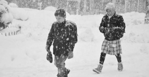 Tatvan'da eğitime kar tatili!
