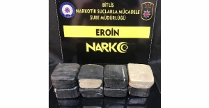 Bitlis'te 4 kilo 127 gram eroin ele geçirildi