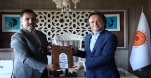 TCDD Genel Müdürü Uygun'dan başkan Çoban'a ziyaret