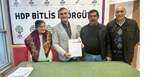 Murat Şahin Tatvan Belediye Eş Başkanlığı için aday adayı oldu