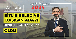 Ak Parti Bitlis Belediye Başkan Adayı Tanğlay oldu!